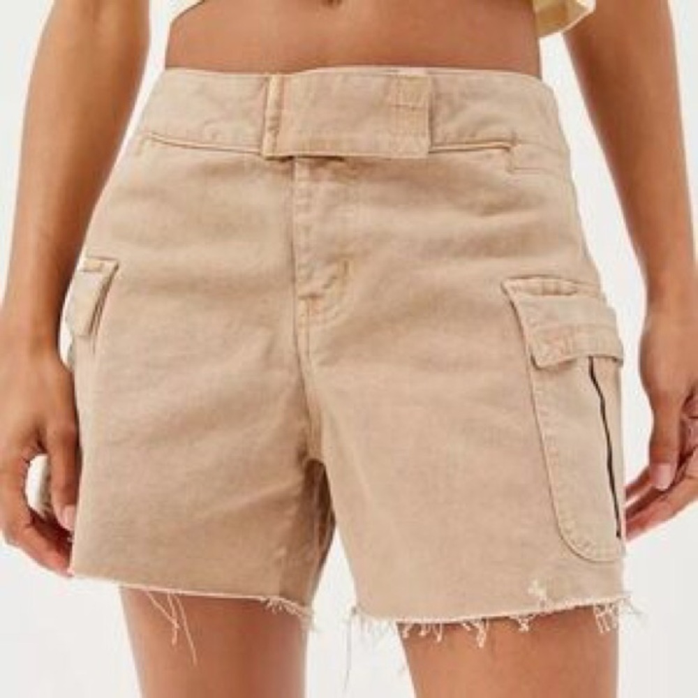 BDG Urban Outfitters Khaki A-Line Cargo Shorts